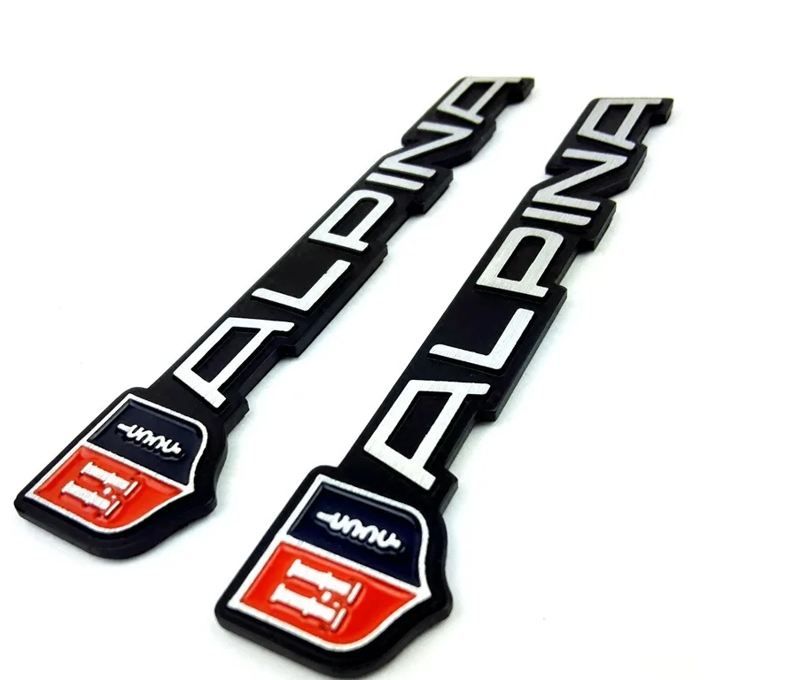 3D Metal Car Sticker Auto Emblem Refit Logo Badge Decal för BMW M 3 5 6 X1 X3 X5 X6 Z E46 E39 E60 E90 E60 Biltillbehör