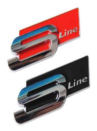 Autocollant 3D en métal Sline S LINE pour garde-boue latéral et coffre arrière, emblème pour A1 A3 A4 A6 S3 Q3 Q5 S5 S4 S6 S8 TT RS4 Q78975857