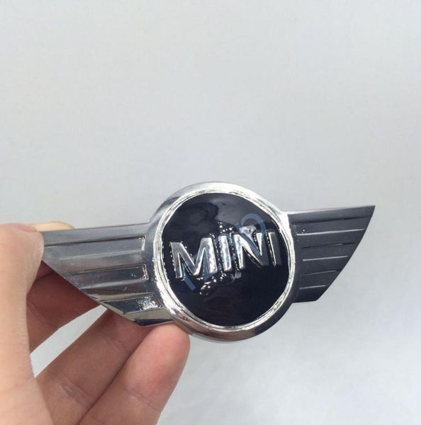 Autocollant 3D en métal chromé pour capot avant et coffre arrière de voiture, Badge de remplacement 3D, emblème pour MINI Cooper4071121