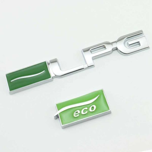 3D Metal LPG ECO Reparación de coches emblema puerta pegatina insignia decoración del cuerpo del coche pegatina para Chevrolet Cruze Malibu Accesorios