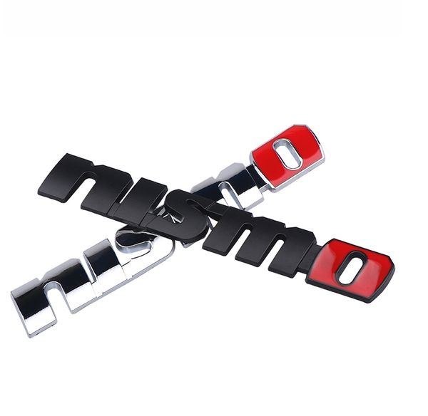 3D Métal NISMO Auto Autocollants Avant Grille Badge Emblème Car Styling Pour Nissan Tiida Teana Skyline Juke X-trail Almera Qashqai