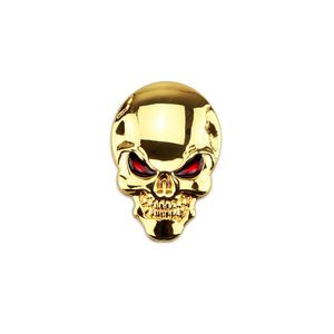 3D Metal Skull Car Sticker Pating Badge 