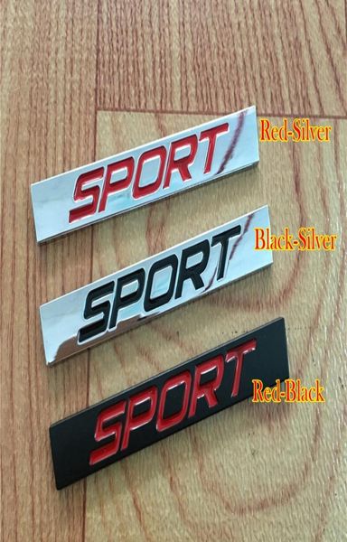3D Metal Sport Logo Square Bar Car Styling Emblem Badge Auto Refaut Sticker Sticker pour New Jetta Bora Lavida8523438