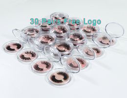 Consieurs de vison 3D Extensions de cils naturels faux cils artificiels pour le logo de maquillage5830437