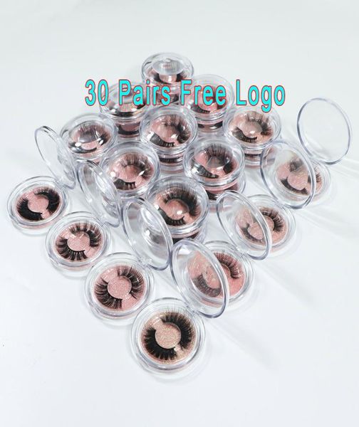 Consieurs de vison 3D Extensions de cils naturels faux cils artificiels pour le logo de maquillage6940779