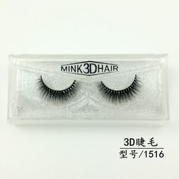 Les cils en vision 3D Fils de cils en désordre False Eye Lash Extension 35Styles Sexy Full Strip Eye Lash Lash par Fibre chimique épais