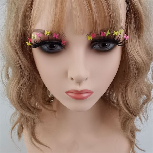 3D Mink Eyelashes Faux Natural Fneelashes Soft Make Up Extension Pestras Falas Falas Fanezas de pestañas Glitter