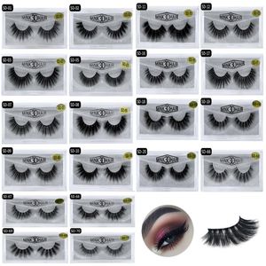 3D Mink Eyelashes Handgemaakte Cilios Langdurige Volume Fake Washes Extension Herbruikbare Valse Wimpers 20 stijlen