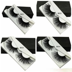 3d cils de vison longs maquillage naturel complet faux cils entrecroisés 25mm wispies extensions moelleuses outil de mode