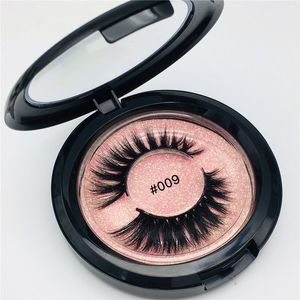 3D Mink Eyelashes Mink Eyemash Extensions Dikke Mink Washes Natural False Wimpers Eye Makeup Maquaigem met roze doos