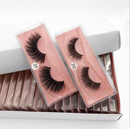 3D Mink Eyelashes Groothandel Natuurlijke Valse Wimpers 3D Mink Wimpers Zacht Make Up Extension Makeup Fake Eye Washes 3D Series2022