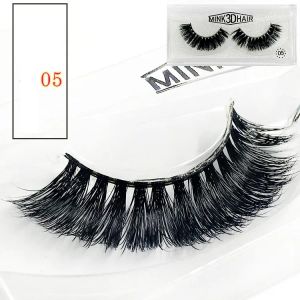 Faux cils 3D en vison, 9 Styles de maquillage pour les yeux, naturels, épais, Extension de maquillage, outils de beauté ZZ