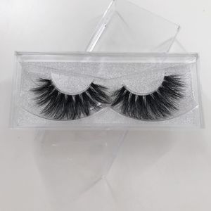 Mink Lashes 3D Natural 22 mm Lashes Natural Long Vente la plus vendue Clear Band Lashes Custom Private Label