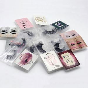 3D nertsen wimpers natuurlijke nertsen eyelashes valse wimpers pluizig volume nep wimpers gratis logo sticker faux mink handgemaakte wimpers 12 stijlen