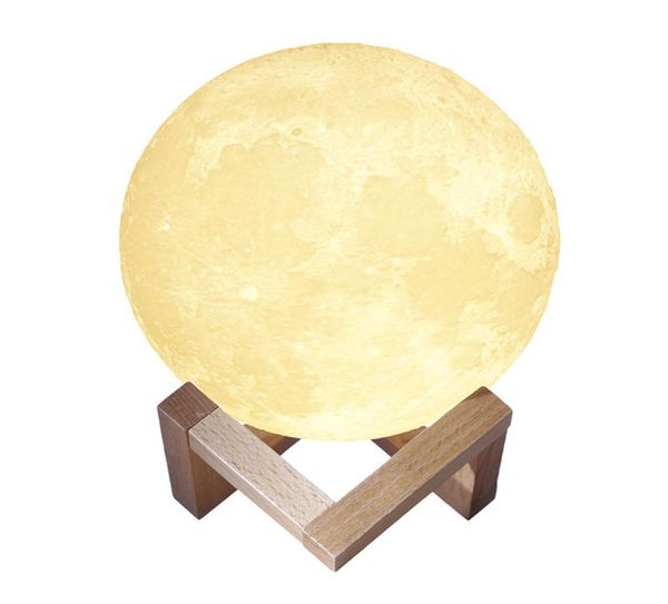 3D Moon Light Touch SensorTélécommande Chambre Nouveauté Nuit Lune Lampe LED Pour Bébé Enfants Noël Enfants 039s Night Light2702081