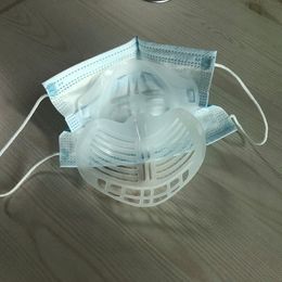 3D Mond Masker Ondersteuning Siliconen Houder Ademend Valve Assist Help Inner Cushion Bracket S Toegebacht T2i51375
