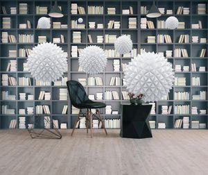 3D peintures murales de papier peint salon salon salon suspendu saut étagère étude papel de paede moderne