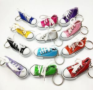 3d nouveauté toile baskets chaussure de tennis porte-clés porte-clés fête bijoux porte-clés mode porte-clés pendentif porte-clés