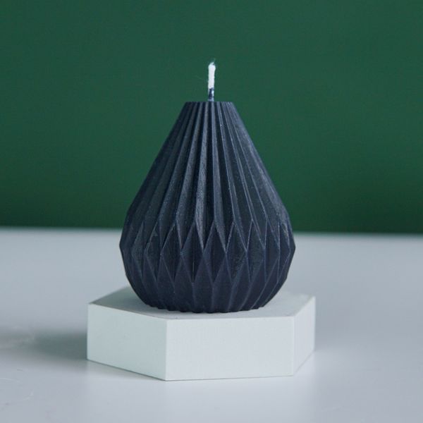 Vela de pera 3D Molde de silicona decoración del hogar Cabras de velas Hacer suministros