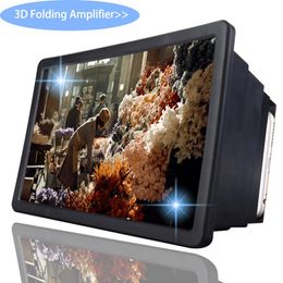 3D Telefoonhouder Filmscherm Vergroten Vivid vergrootglas Verstelbare videoversterker Projector HD Projector Standhouders voor mobiel lichtgewicht