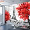 3d Photo Mural Wallpaper Wall Papers Decor Home for 3 D Living Room TV Wallpapers Papel de Parede Paris Eiffel Tower