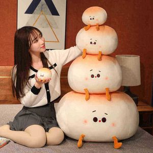 3D En Peluche Oreiller Cadeau Doux Rempli Dossier Jouet Anniversaire Drôle Kawaii Snack Pain Forme Pour ldren Décor À La Maison Filles J220729