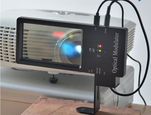 Modulateur de polarisation 3D pour cinéma maison avec cinéma RealD Polariseur circulaire passif Lunettes 3D pour projecteur DLP système 3D passif
