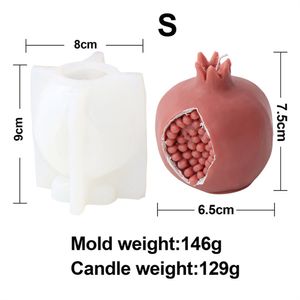 Molma de vela de silicona de granja 3D para bricolaje a mano Aromaterapia Adornos de velas Handicraft