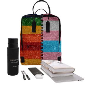 3D Portable Backpack Three -Pally Set LGBT Trend en Fashion Bag for Men Women Bookbag Pride 230522
