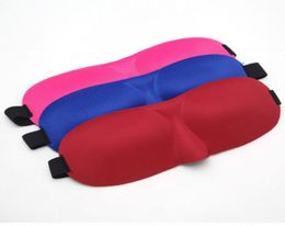 3D Portable Eye Mask Soft Travel Sleep Rest Aid Cover Patch Sleeping Case 9 kleuren blinddoek Shade Health Care om het licht9965604 te beschermen