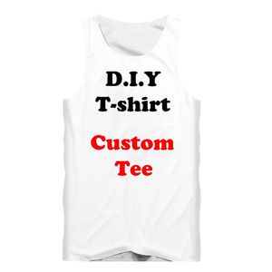 3D Print Diy Custom Design Mode Mannen Tank Top Fitness Hemd Womens Sexy Vest Drop Groothandelaars Voor Drop Shipper 240202
