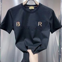 T-shirt imprimé 3D T-shirts pour hommes col rond noir blanc marron chemises à manches courtes hommes femmes sweat-shirt lettre 3D impression coton taille s-xxxxxxl