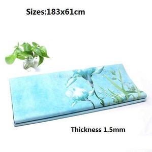 Serviette de couverture de yoga imprimée en 3D Micro Fiber Antislip fitness workout tissu en daim doux tapis de pilates en plein air plage camping serviette de sommeil portable