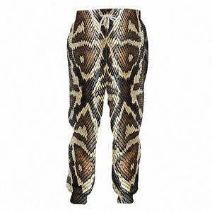 3D Imprimé Animal Skin Y2K Pantalon Homme Serpent Motif Pantalon de survêtement Shark Joggers Streetwear Automne Casual Pantalon Homme Tennis 39Yu #