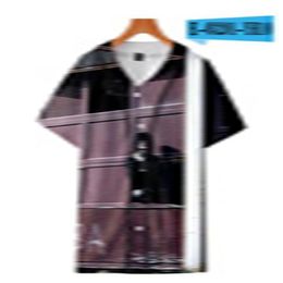 Camisa de béisbol impreso 3D hombre manga corta camisetas de verano barato camiseta de verano de buena calidad Tops tops de la O-cuello de la buena calidad S-3XL 013