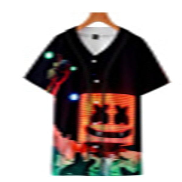 Camiseta de béisbol con estampado 3D, camisetas de manga corta para hombre, camiseta barata de verano, camisetas con cuello redondo para hombre de buena calidad, talla S-3XL 032