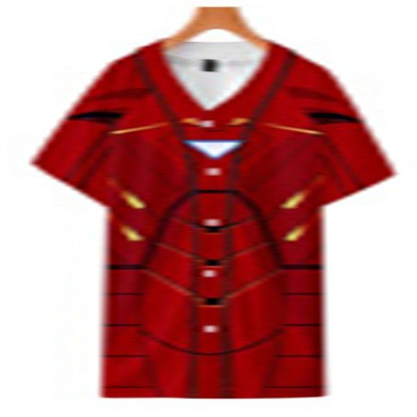 Camiseta de béisbol con estampado 3D, camisetas de manga corta para hombre, camiseta barata de verano, camisetas con cuello redondo para hombre de buena calidad, talla S-3XL 017