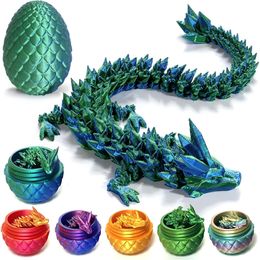 3D-geprint drakenei speelgoed edelstenen kristallen draken 30 cm ornamenten handgemaakte geschenken drakeneieren spelsets kleurrijke decoraties creatief trendy speelgoed