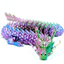 Les joints de carrosserie de dragon chinois imprimés en 3D qui peuvent déplacer les décorations de la maison valent la peine de collecter des jouets créatifs