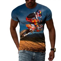 T-shirt de vélo de motocross imprimé 3D