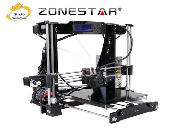 Impresora 3D, extrusora doble, dos colores, nivelación automática, Reprap Prusa i3, Kit de bricolaje, ZONESTAR P802N o P802NR21483715