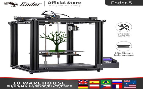 Prora de la impresora 3D Ender5 Dual Yaxis Motors Placa de construcción magnética APAGADA DE IMPRESIÓN ESTIMBAR MASKSPOWER ESTABLE CREALIZACIÓN 3D6419640