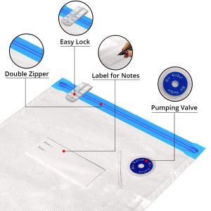 Kit de sac de rangement du filament d'imprimante 3D Prévenir et surveiller l'humidité PLA ABS Stockage Dry Sacs Séchure