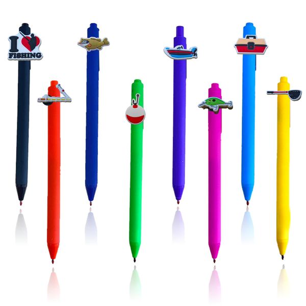 Outils de pêche à la plume d'impression 3D Stydpoint de balle des stylos mignon pour les cadeaux d'appréciation infirmière des infirmières drôles