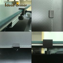 3D PRITNER ACCESSOIRES 4/8PCS Glasverwarmde bed Clip Clamp Aluminium Alloy Ally Ally Maker Hotbed Build Platform Retainer Envio Gratis