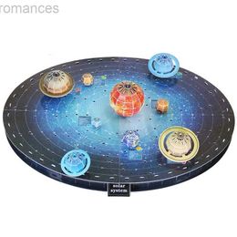 3D-puzzels 146-delig 3D-zonnestelselpuzzelset Planeet Bordspel Papier DIY Jigsaw Leren Onderwijs Wetenschap Speelgoed Kinderen Verjaardagscadeau 240314