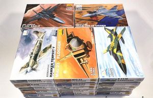 Puzzles 3D 25 pièces 1144 plastique assembler combattant militaire assemblage avion modèle USA URSS royaume-uni seconde guerre mondiale avion Mini Table de sable jouet 230616
