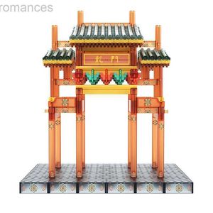 Puzzles 3D 3D ABS tridimensionnel Architecture chinoise Torii Puzzle bricolage assemblage blocs de construction jouets pour enfants adulte cadeau 240314