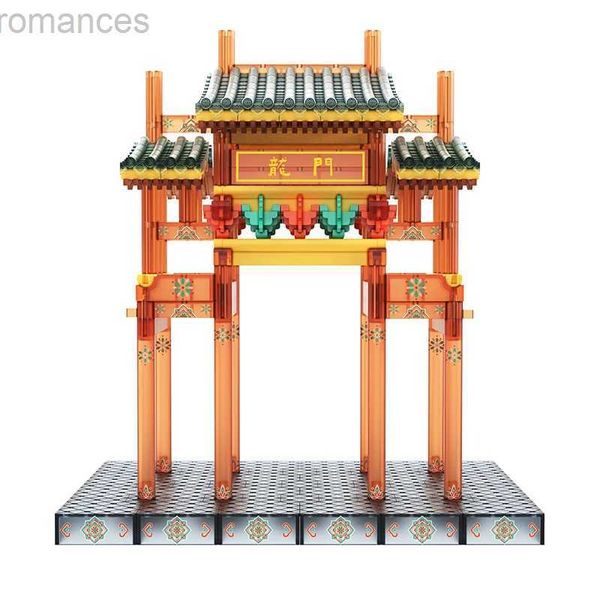 Puzzles 3D 3D ABS tridimensionnel Architecture chinoise Torii Puzzle bricolage assemblage blocs de construction jouets pour enfants adulte cadeau 240314