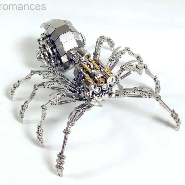 Rompecabezas 3D Rompecabezas 3D Animal Rey Araña Modelo Metal Escorpión Rompecabezas DIY Ensamblar juguetes Kits de ensamblaje mecánico Juguete Niños Adultos Regalos 240314